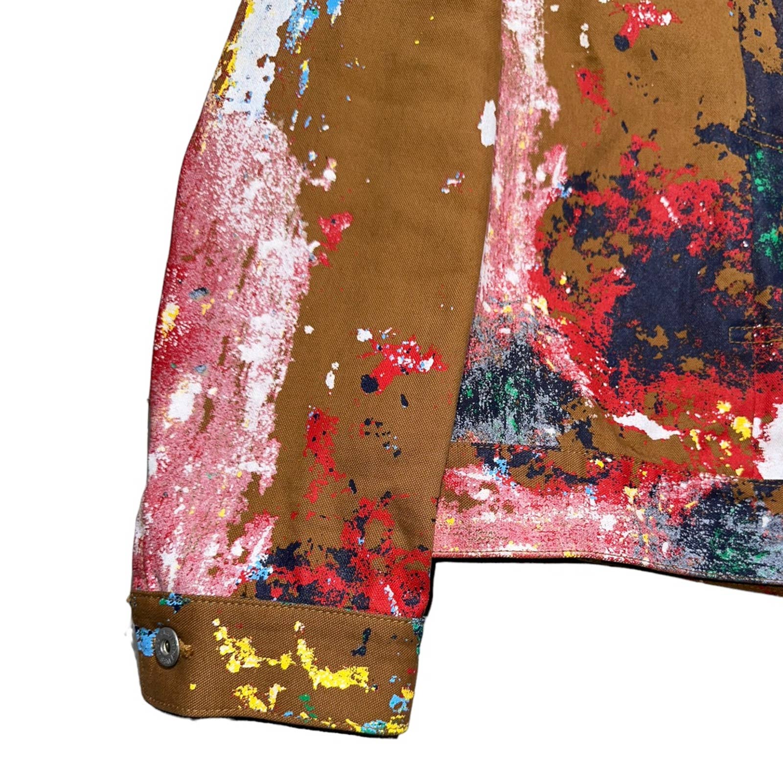 Paint Splatter trucker jacket