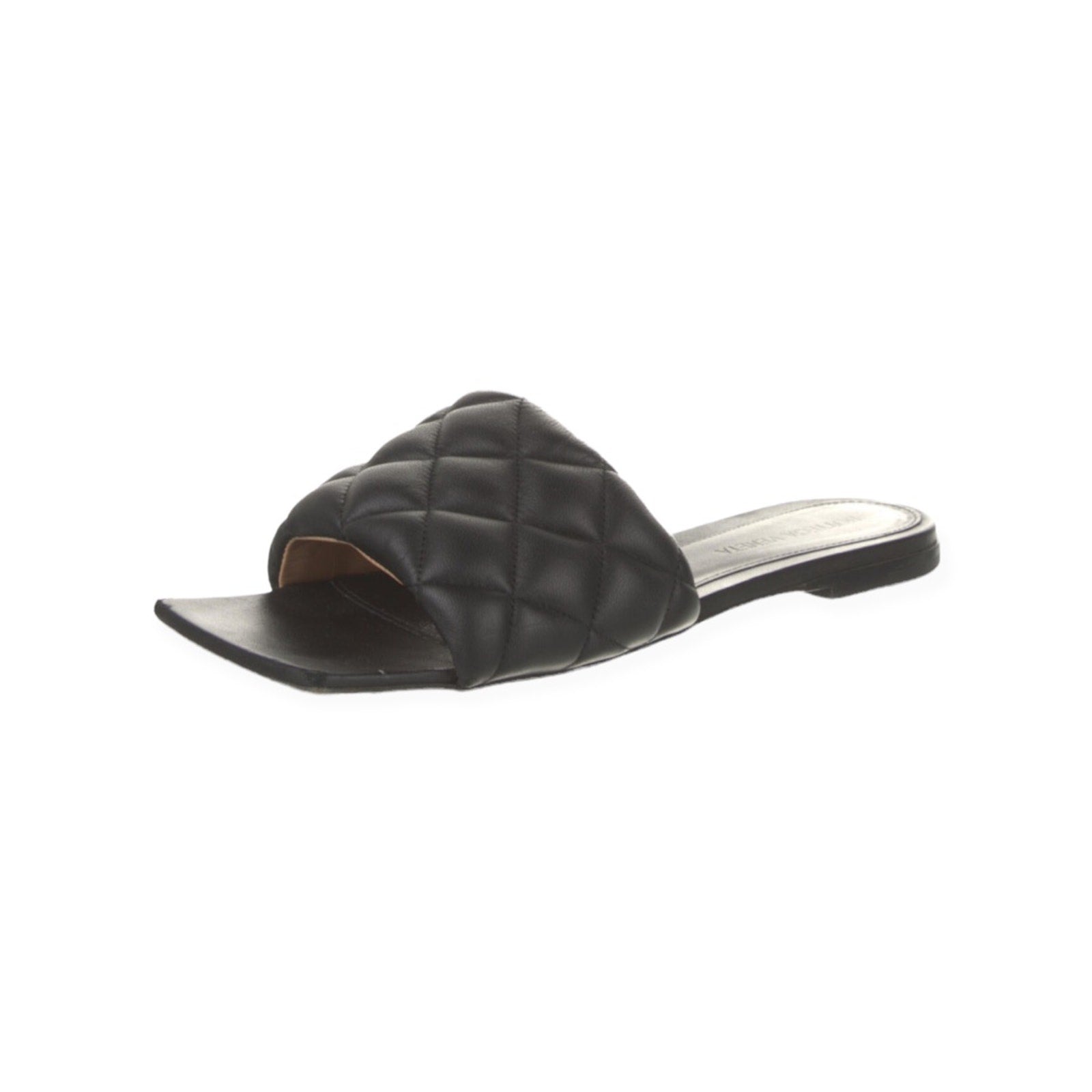 Leather padded Intrecciato sandals