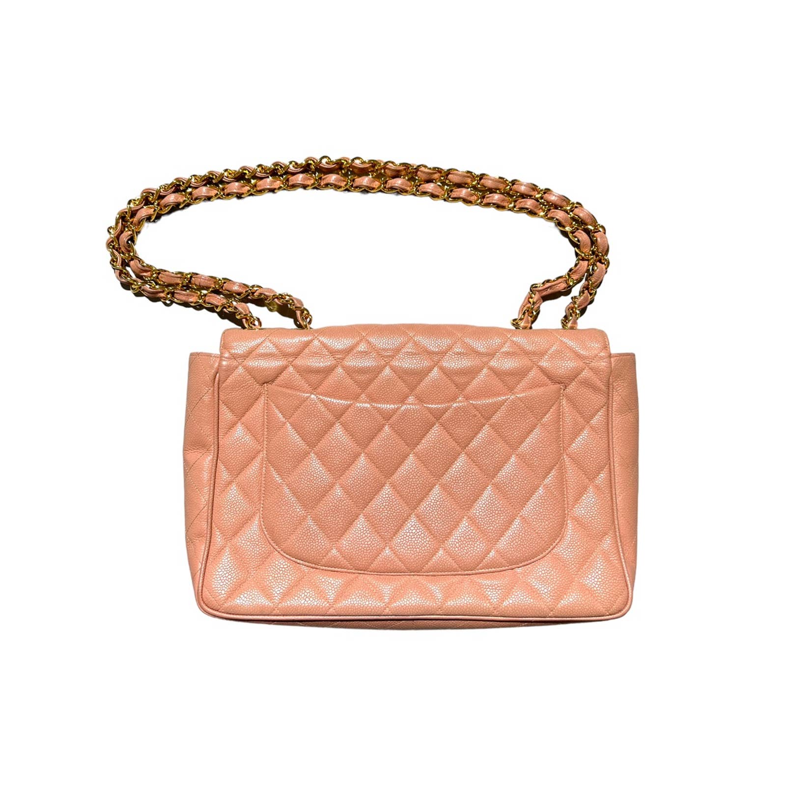 Classic jumbo caviar quilted bag