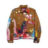 Paint Splatter trucker jacket