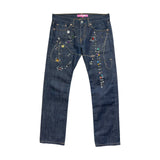 2002 Jeweled embellished Denim