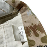 camouflage graphic logo denim