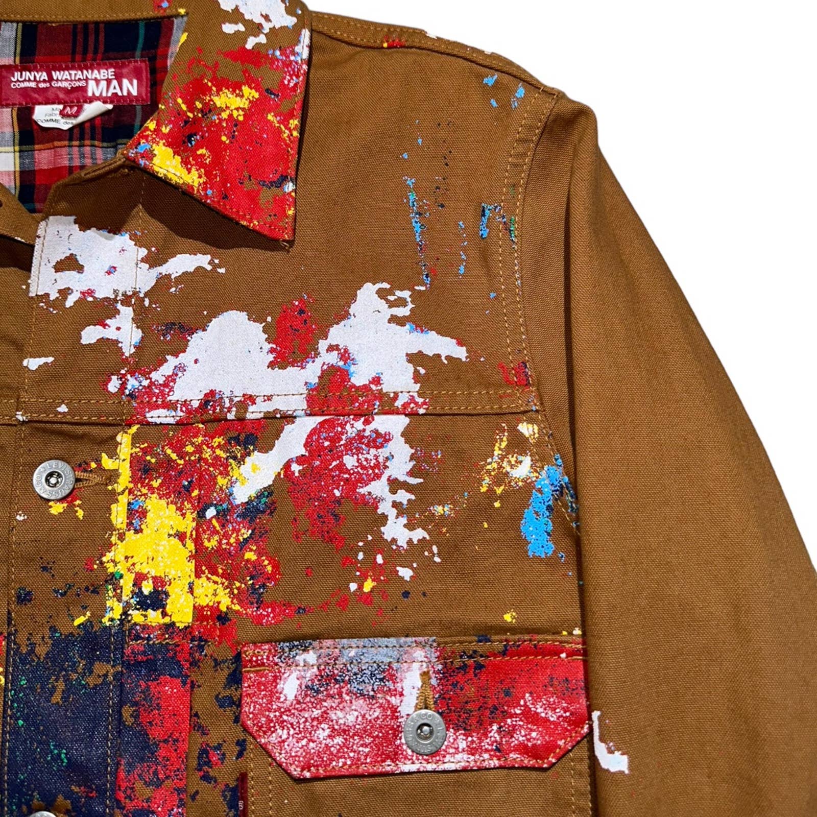 Paint Splatter trucker jacket