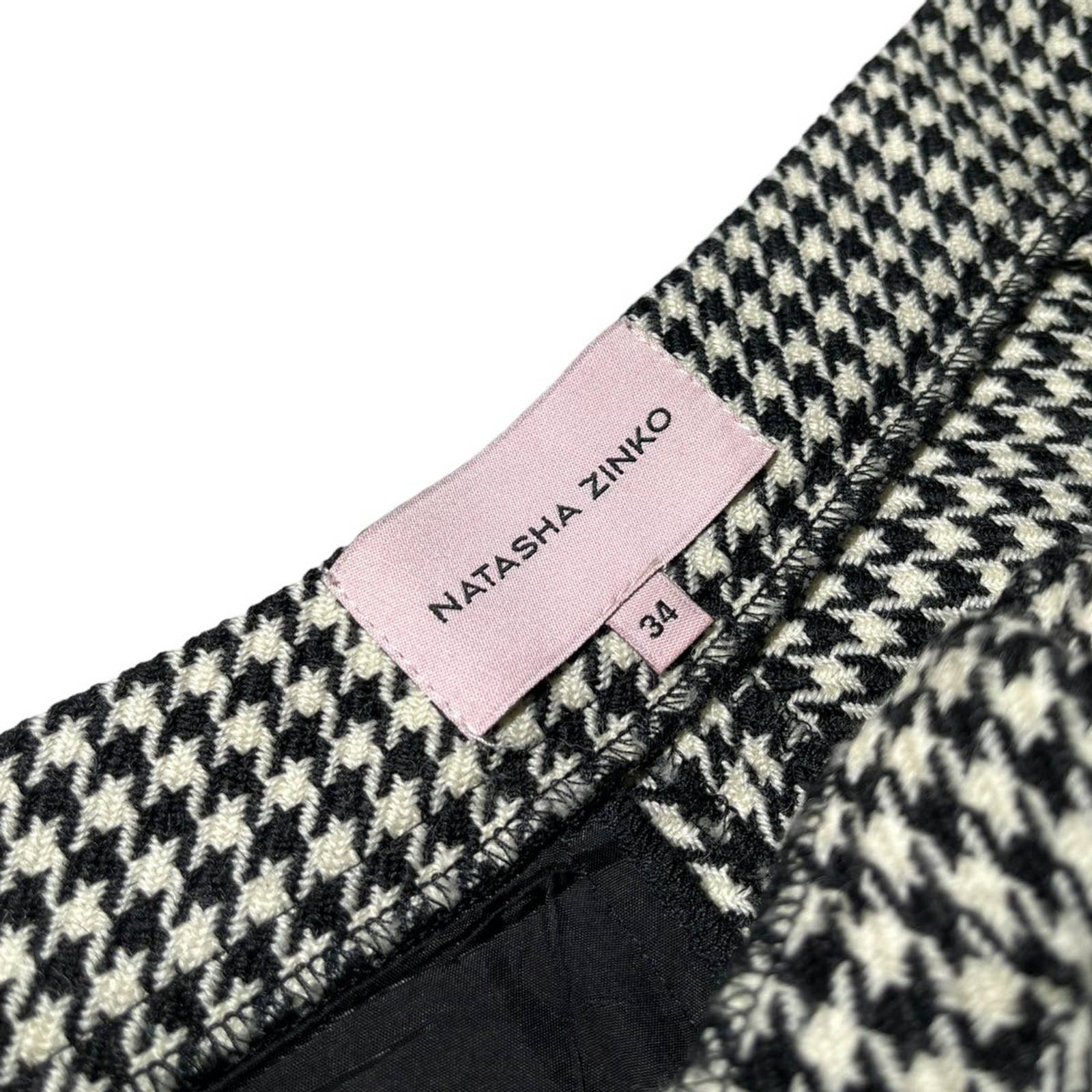 houndstooth double waist layer pant
