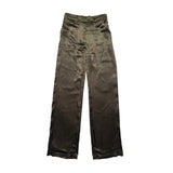 Silk wide leg trouser
