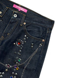 2002 Jeweled embellished Denim