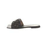 Leather padded Intrecciato sandals