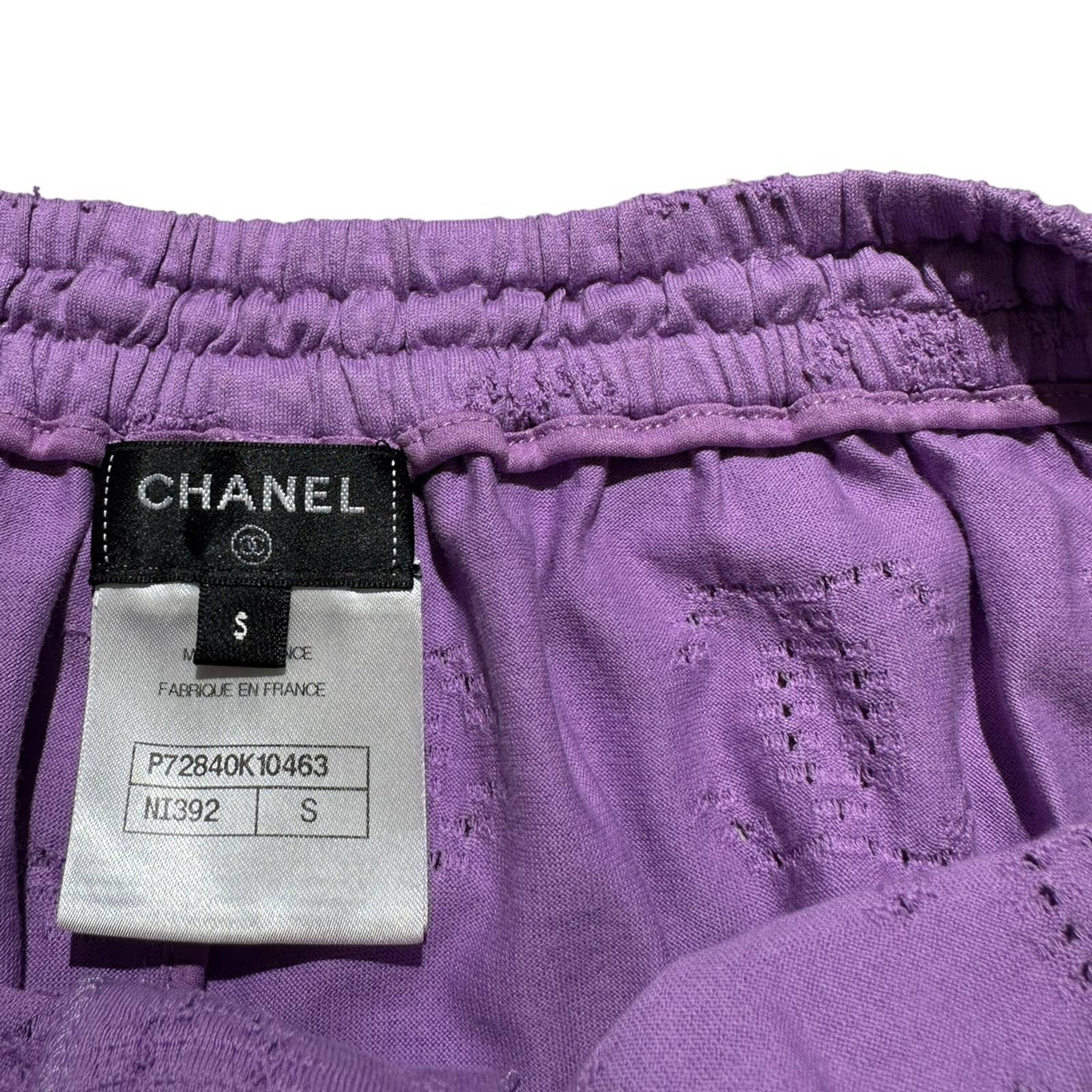 monogram pearl shorts