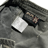 Flared Zippered Cargo Pant