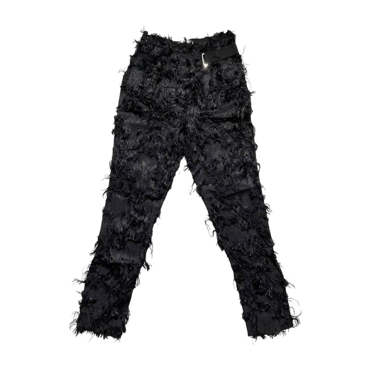 feather fringe trouser