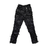 feather fringe trouser