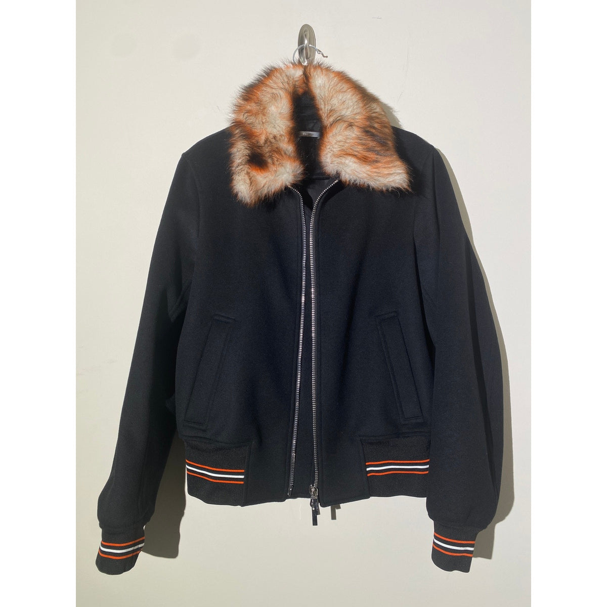 FW17 Dior Fur collar zip bomber ICONIC Runway 2017