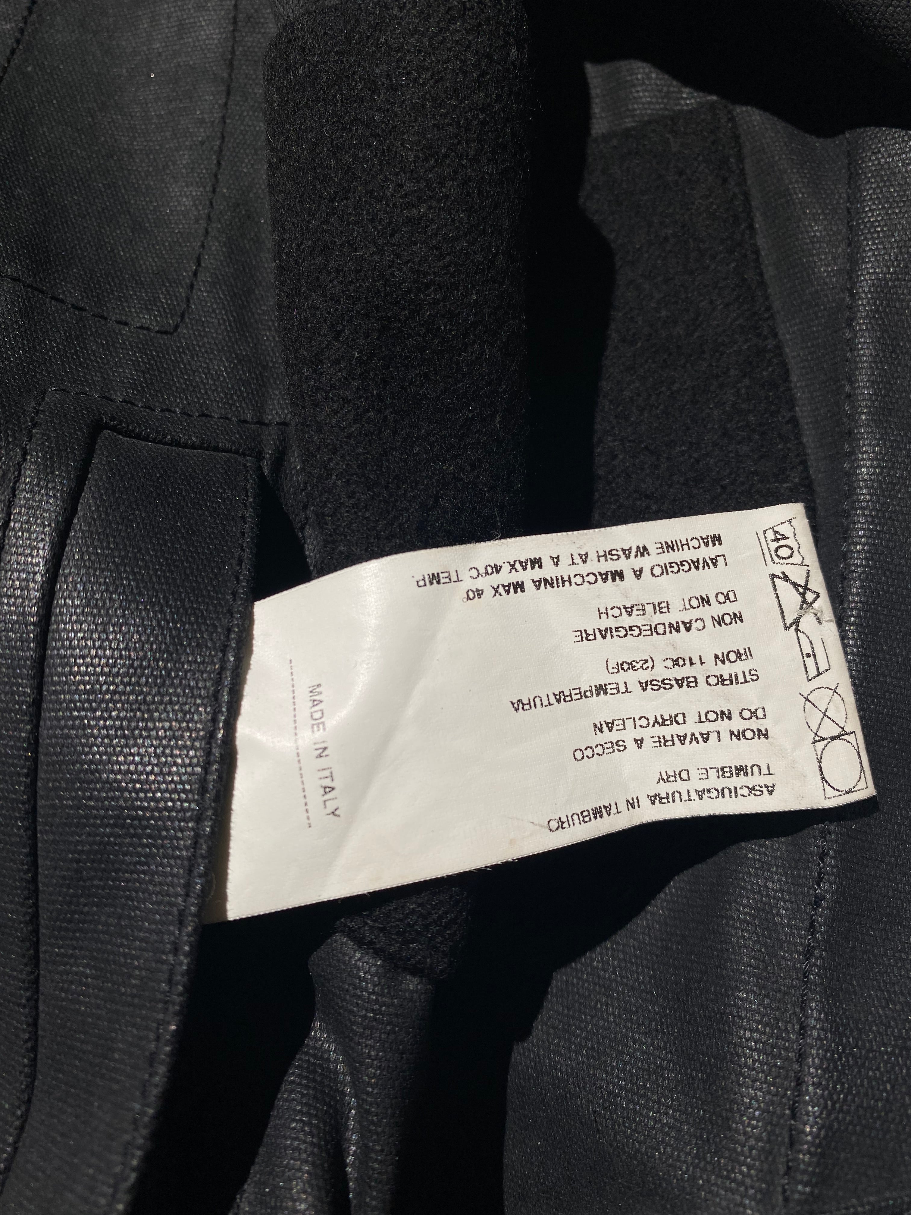 “suckerball” waxed cargo jacket