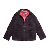 reversible babies print denim jacket