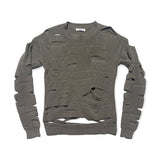 ribbed cut out sweater