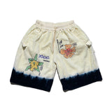 embroidered plush short