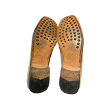 Sueded slip on loafer