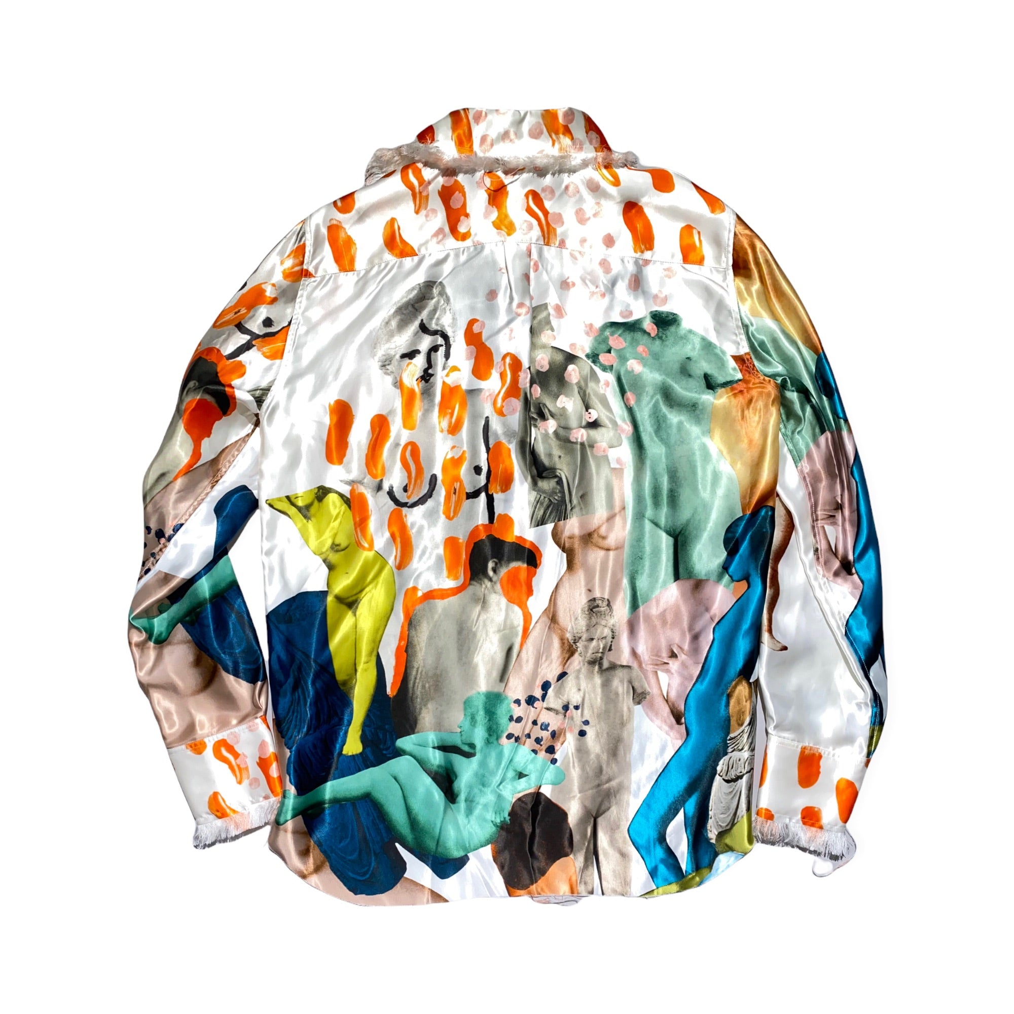 collage Silk shirt