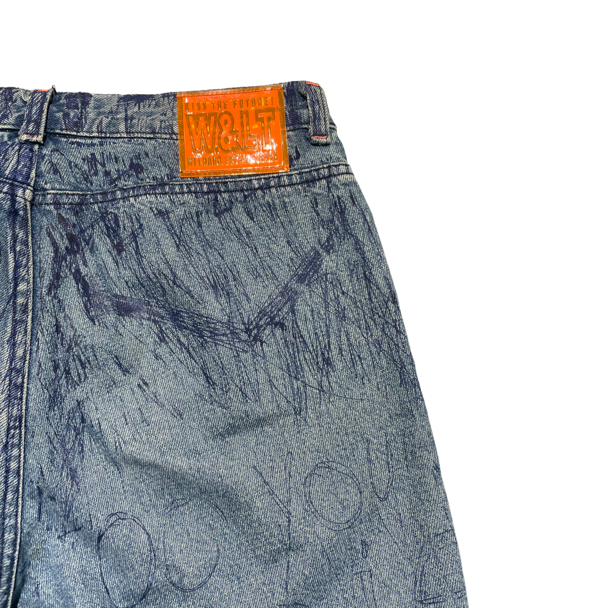 pen scribble denim