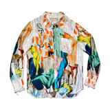 collage Silk shirt