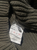 ribbed cut out sweater