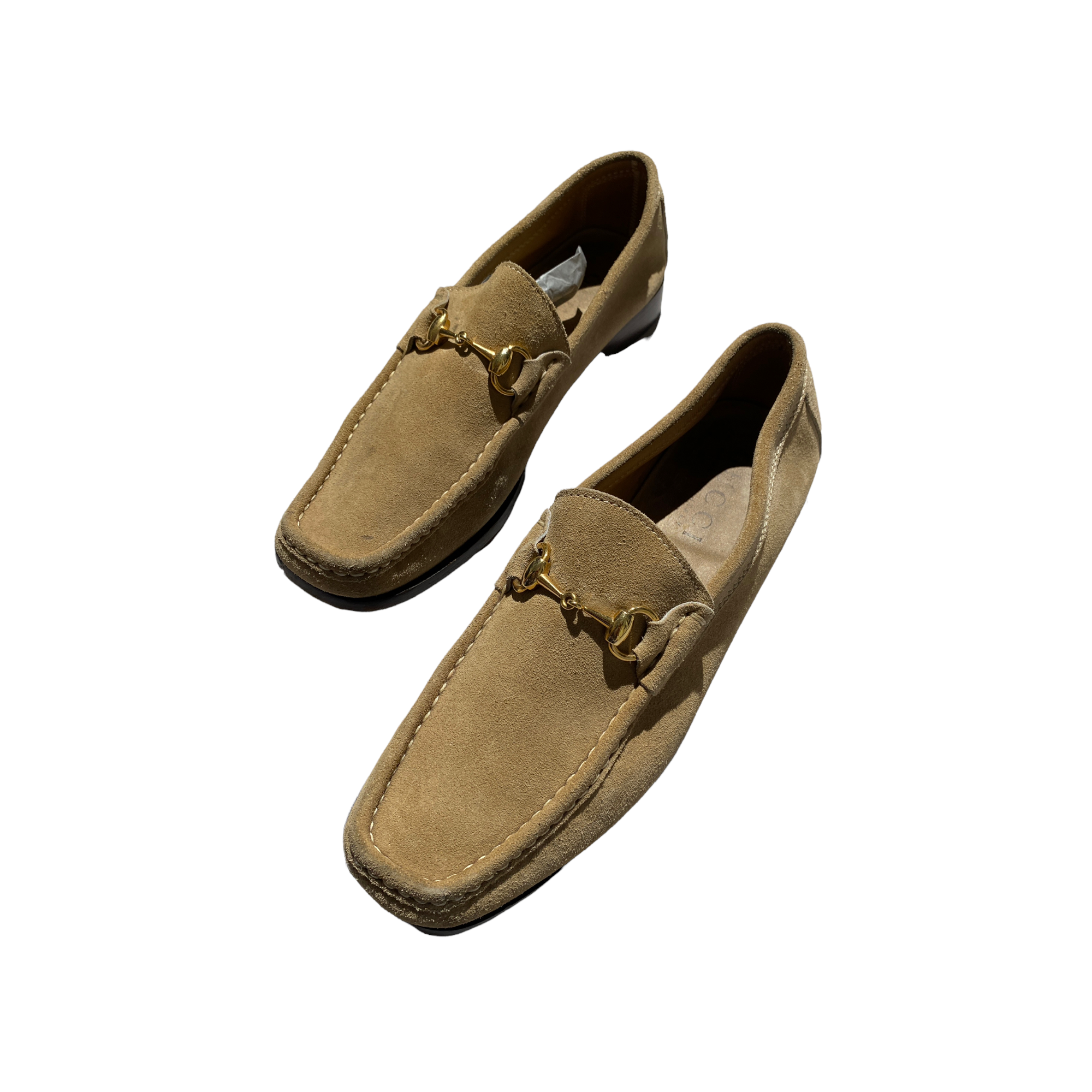 Sueded slip on loafer