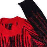 blood drip mohair sweater