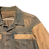 Slab panel trucker jacket