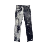 split splatter denim