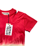 ombre cut out tee