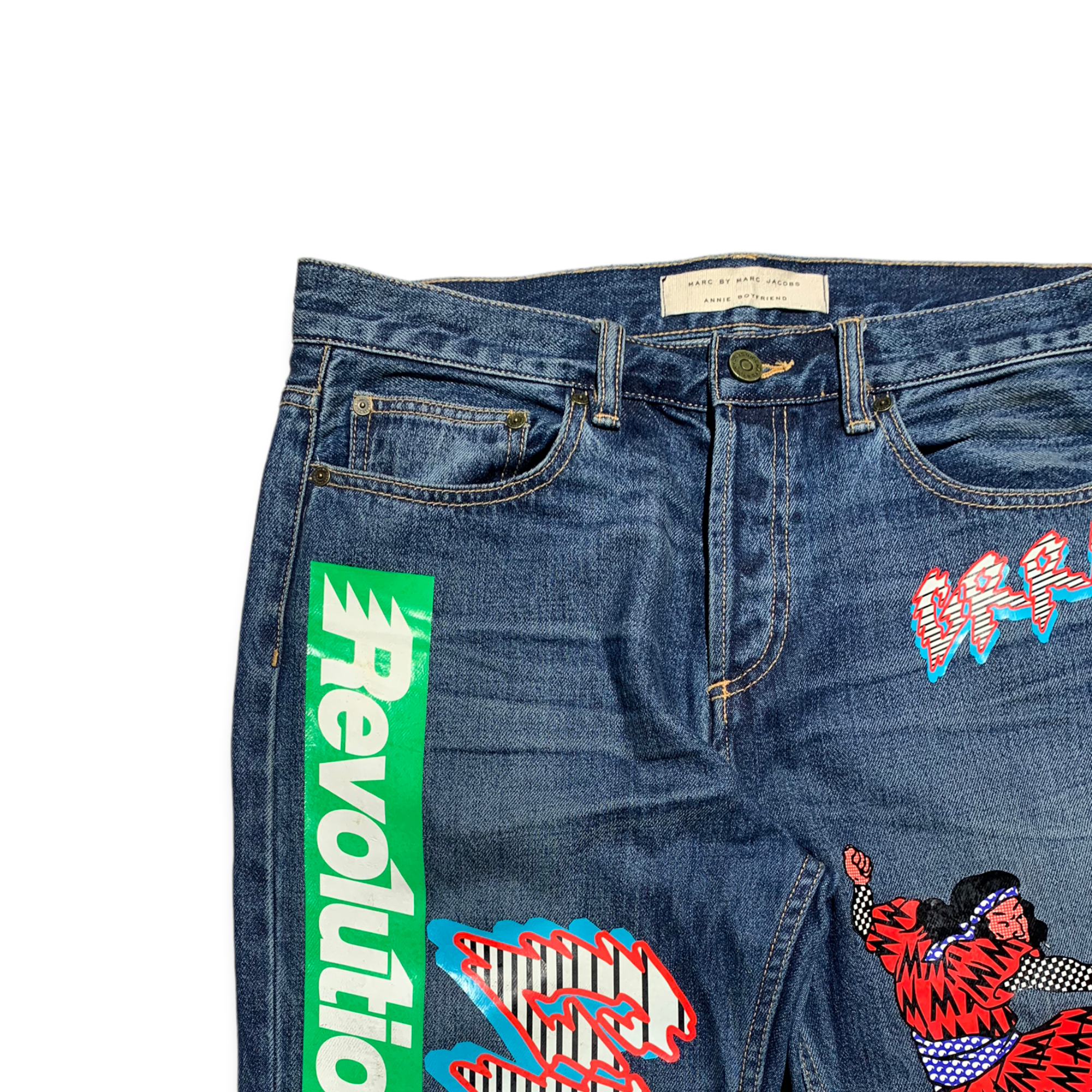 revolution graphic denim