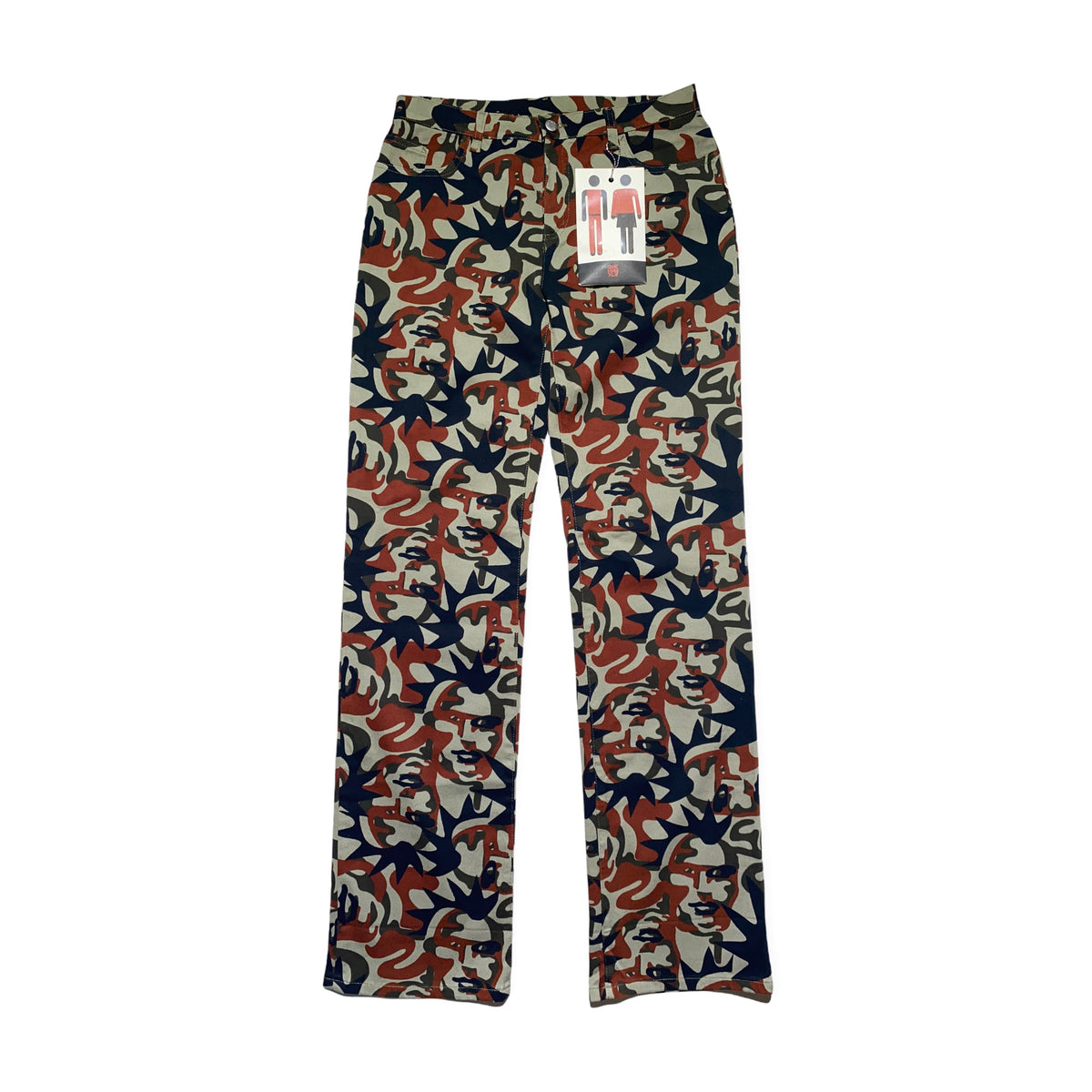 archive camo faces pant